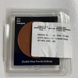 New Estée Lauder Double Wear Powder Makeup in 7C1 RICH MAHOGANY Tester
